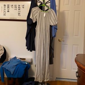 Pin striped jumpsuit